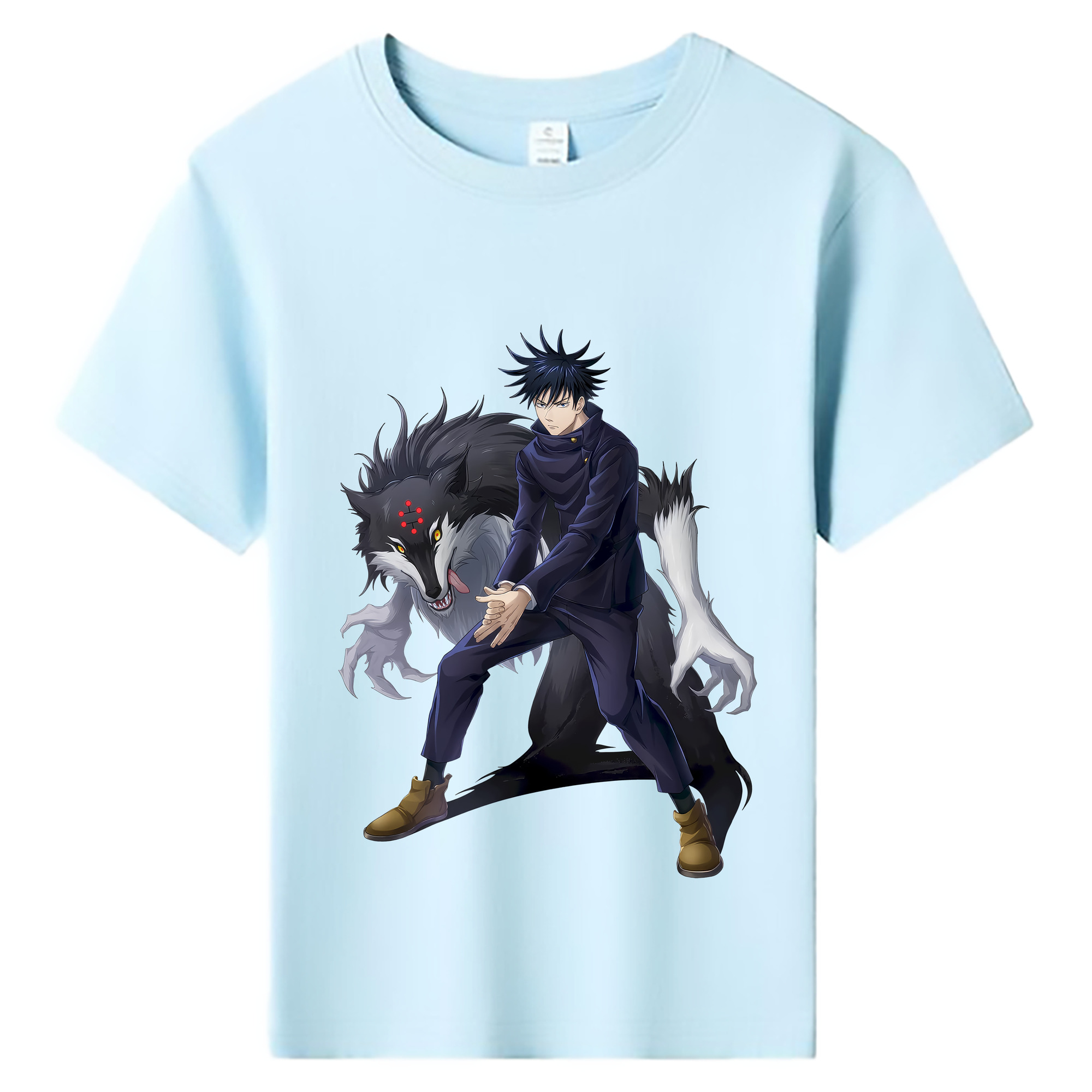 （画像用） 呪術廻戦 Jujutsu Kaisen 綿100％キッズTシャツ（フロントプリント）